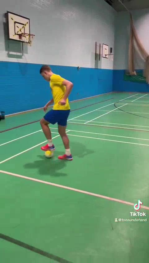 Frame from ball mastery session